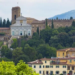 A Postcard View In A Vintage , Florenz Italien